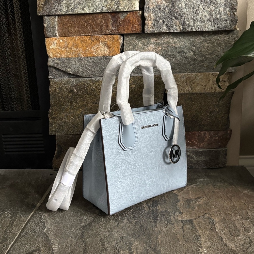 NWT Michael Kors Mercer Medium Messenger Tote Satchel Crossbody - Picture 7 of 14